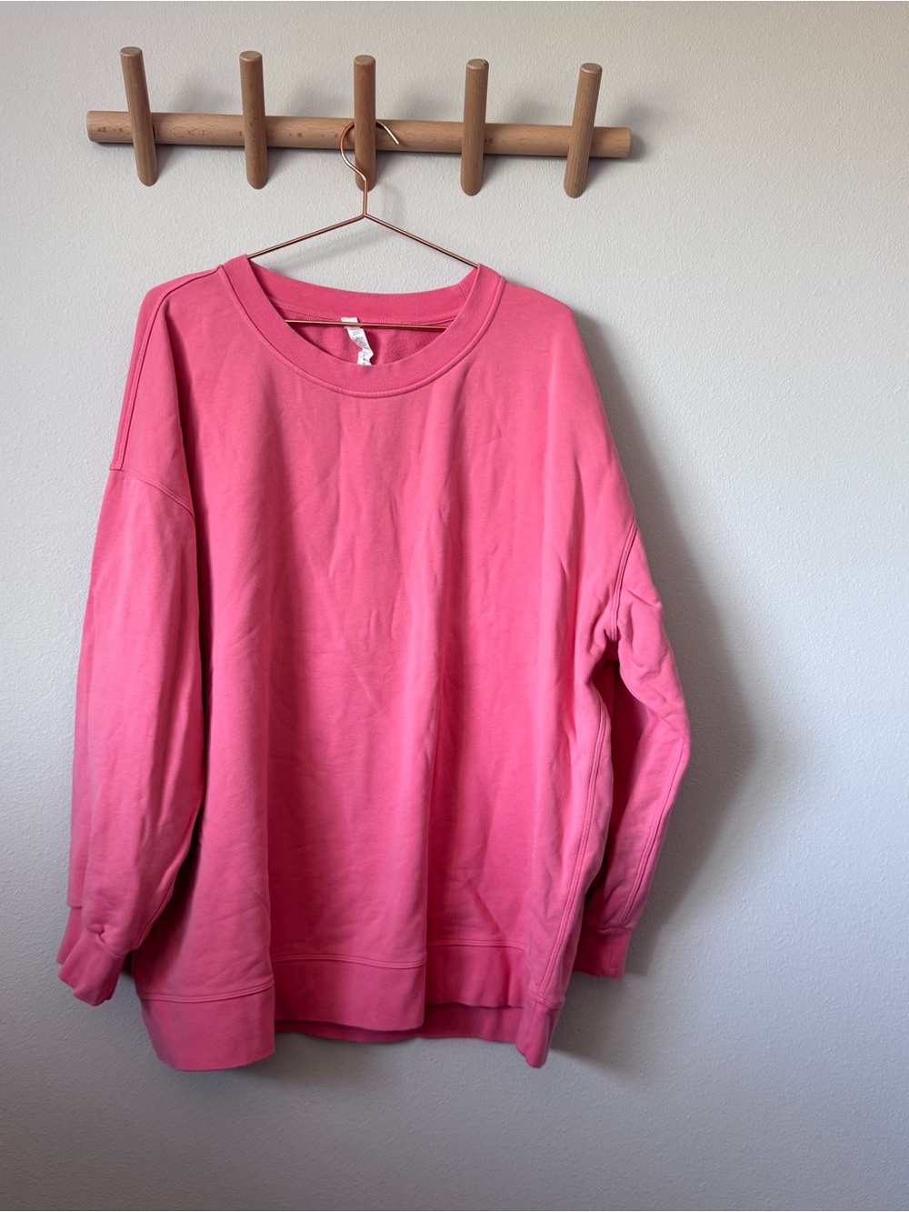 Lululemon Perfectly Oversized Crewneck Sweatshirt - Pink
